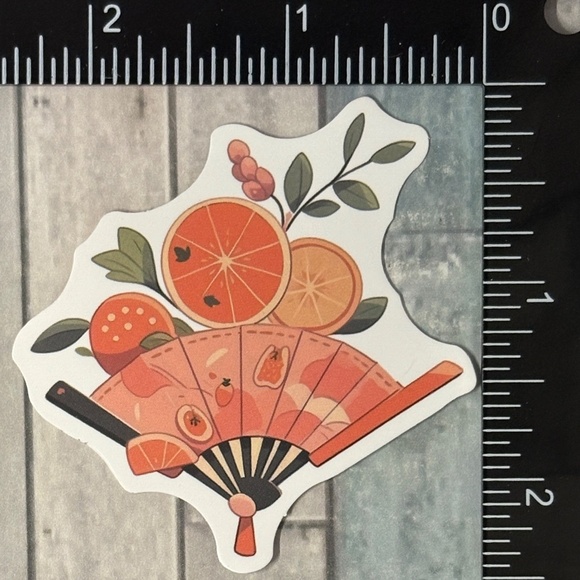 ๐10/$10๐ Japanese-Style Fan Reusable Waterproof Vinyl Sticker Decal - Picture 1 of 1